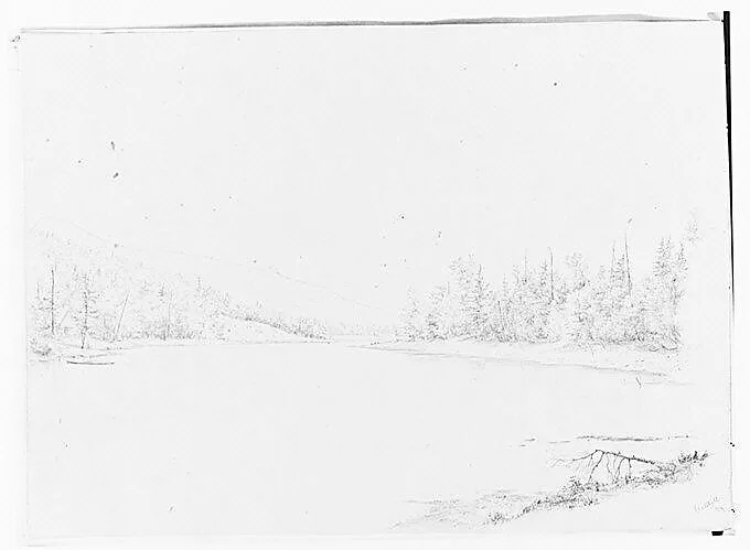 Catskill, 1864 (from Sketchbook) — Thomas Hewes Hinckley