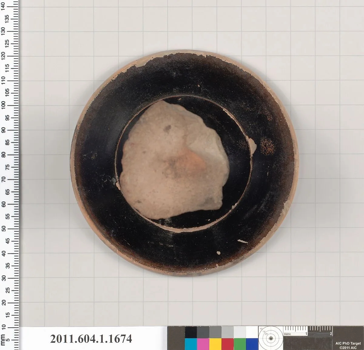 Terracotta fragment of a kylix (drinking cup) — Unknown