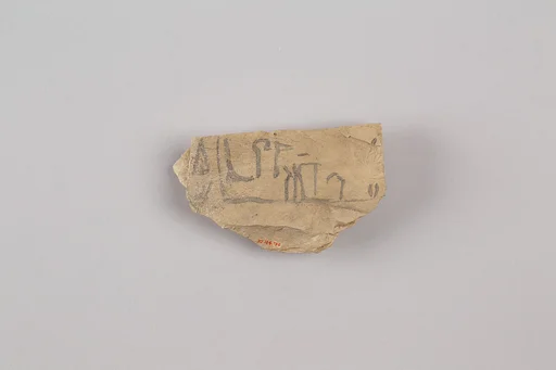 Hieroglyph ostracon