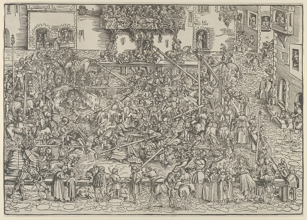 The First Tournament — Lucas Cranach the Elder