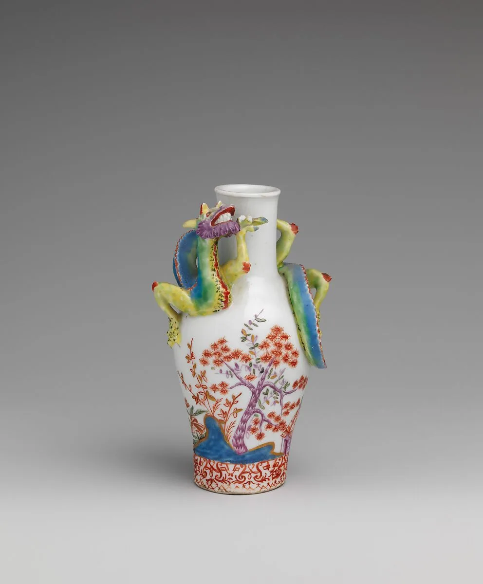 Vase (one of a pair) — Claudius Innocentius Du Paquier period|Vienna