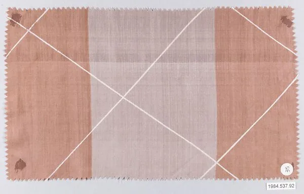 Textile sample — Josef Hoffmann|Wiener Werkstätte