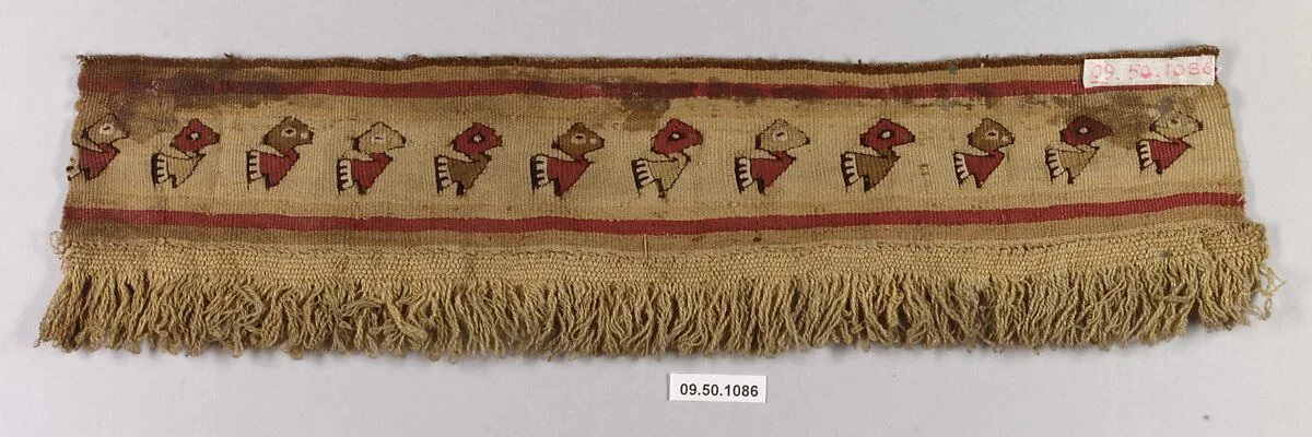 Tapestry Fragment with Fringe — Unknown