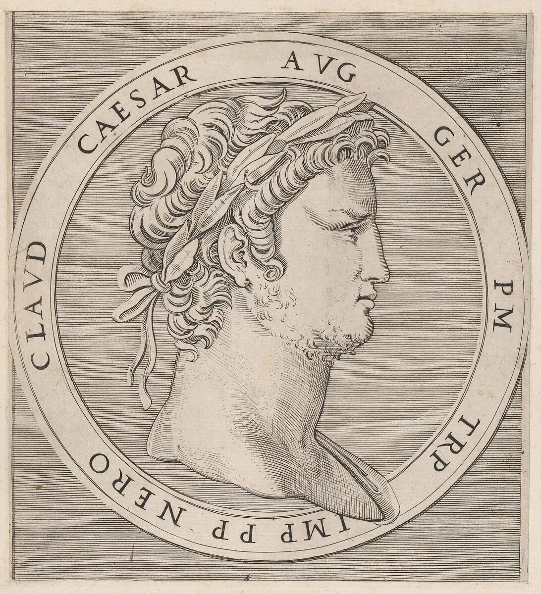 Speculum Romanae Magnificentiae: Nero, from The Twelve Caesars — Marcantonio Raimondi