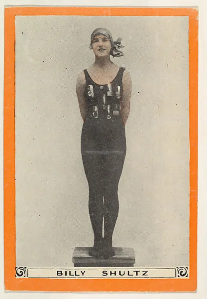 Billy Shultz, No. 44, Racing, from the Champion Women Swimmers series (T221), issued by Pan Handle Scrap — Pan Handle Scrap Company