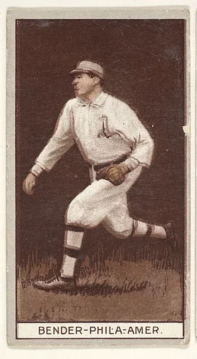 Bender, Philadelphia, American League, from the Brown Background series (T207) for the American Tobacco Company