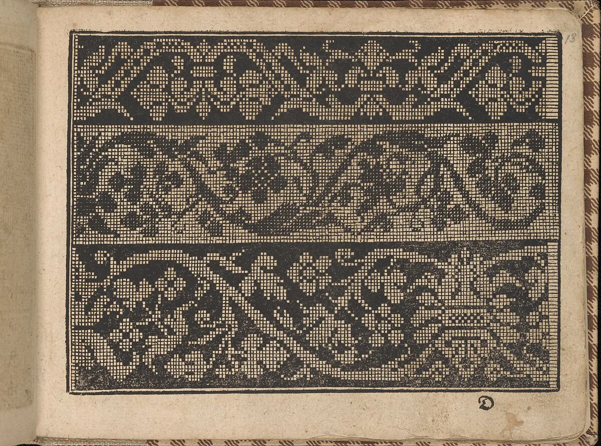 New Künstlichs Modelbuch (Page 13 recto) — Bernhard Jobin