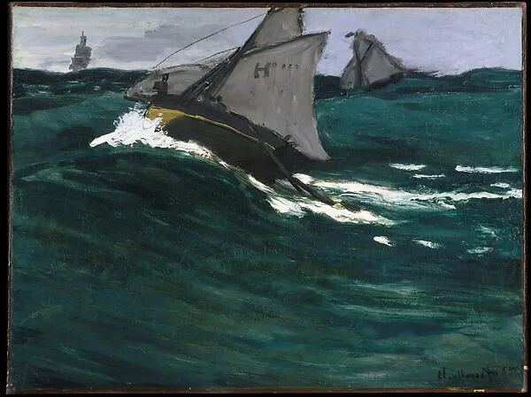 The Green Wave — Claude Monet