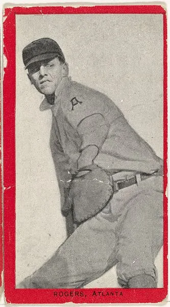 Rogers, Atlanta, Southern Association, from the Baseball Players (Red Borders) series (T210) issued by Old Mill Cigarettes — Old Mill Cigarettes, Virginia