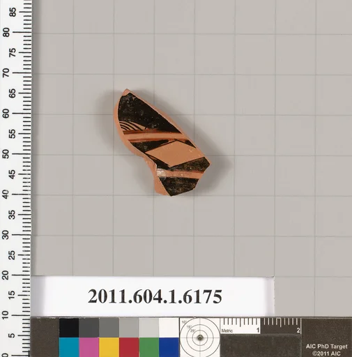 Terracotta fragment of a kylix (drinking cup)