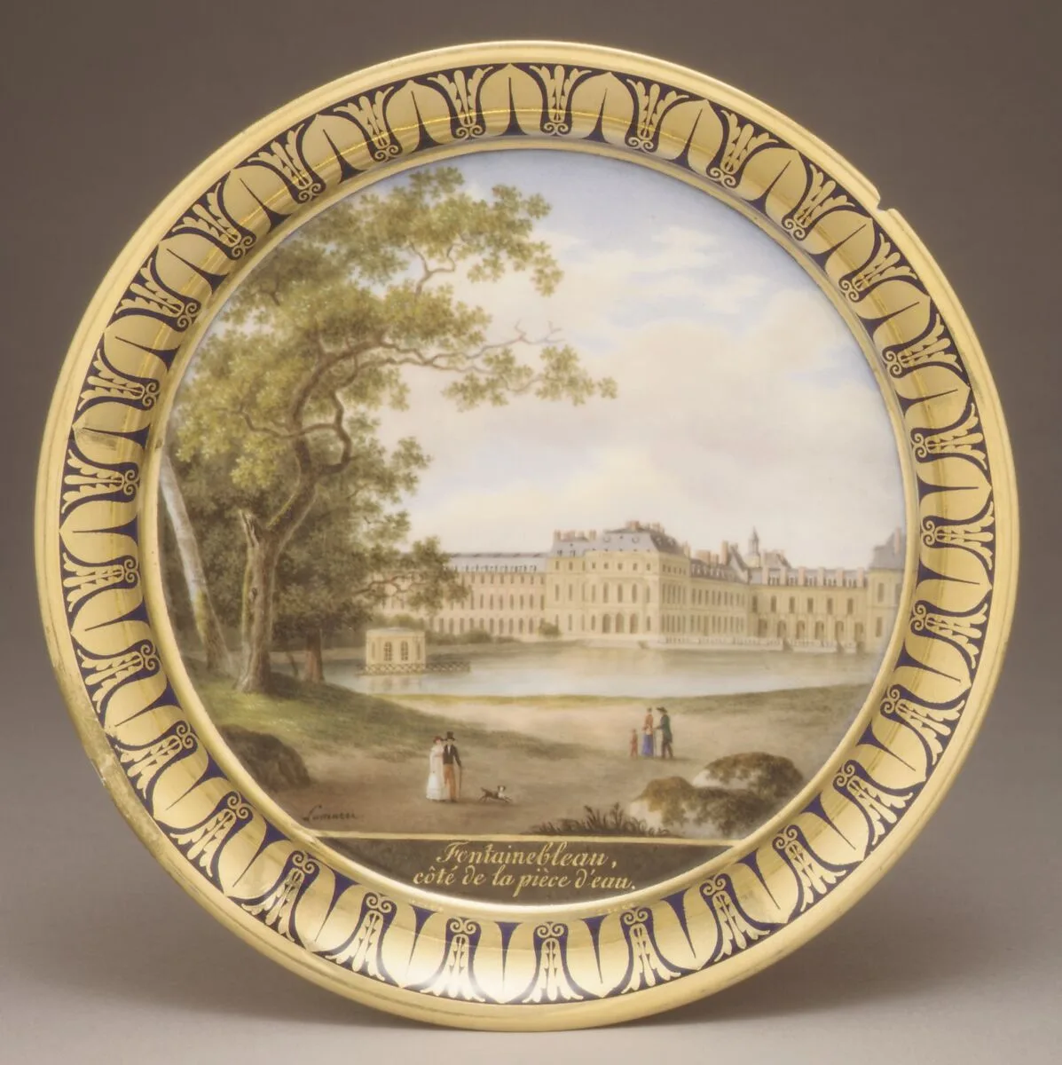 Saucer — Sèvres Manufactory|Célestin-Stanislas Lamarre|Jean-François Robert