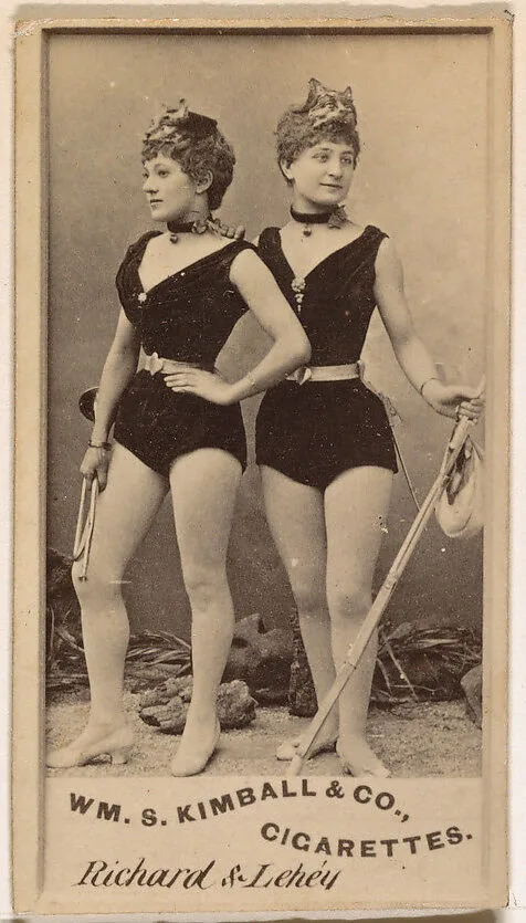 Richard & Lehey, from the Actresses series (N203) issued by Wm. S. Kimball & Co. — William S. Kimball & Company