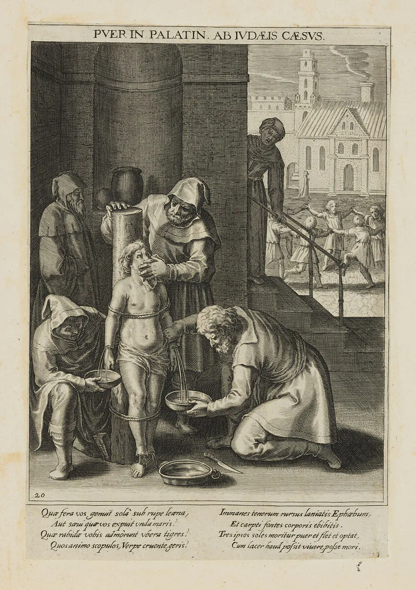 Boy Killed in the Palatine, from Bavaria Sancta: The Life and Martyrdom of Holy Men and Women (Vol. III) — Johann Matthias Kager|Raphael Sadeler II