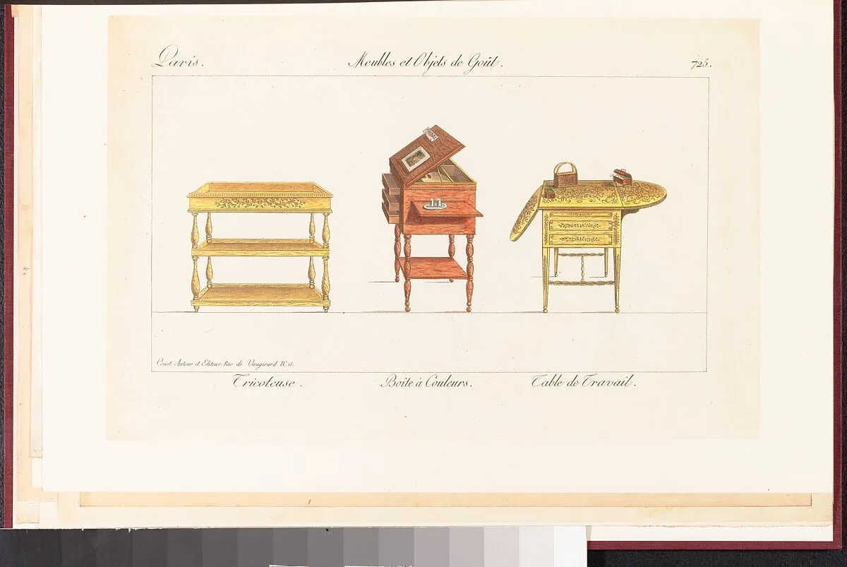 Meubles et Objets de Goût — Pierre de La Mésangère|Coüet