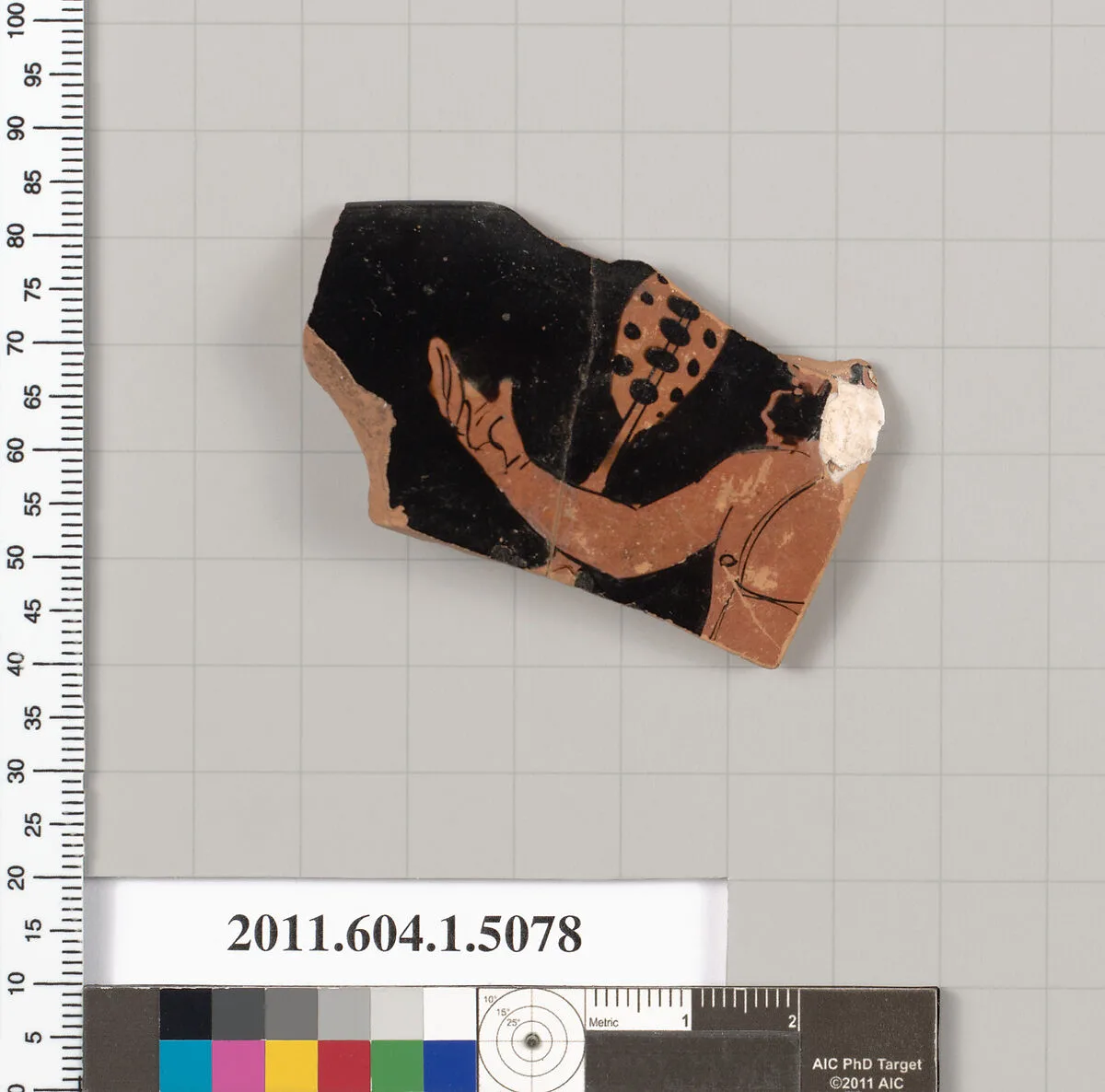 Terracotta rim fragment of a kylix (drinking cup) — Unknown