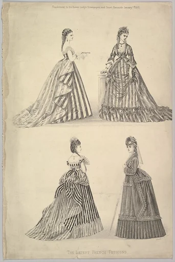 The Latest French Fashions from The Queen, The Lady's Newspaper and Court Chronicle