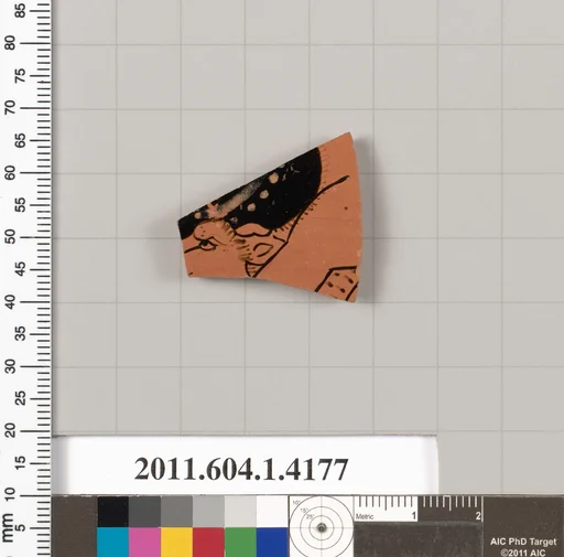 Terracotta fragment of a kylix (drinking cup)
