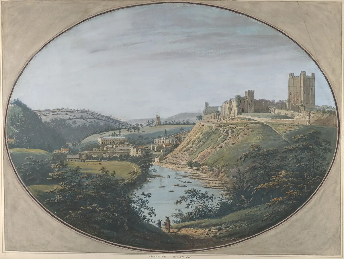View of Richmond, Yorkshire — George Cuit the Elder