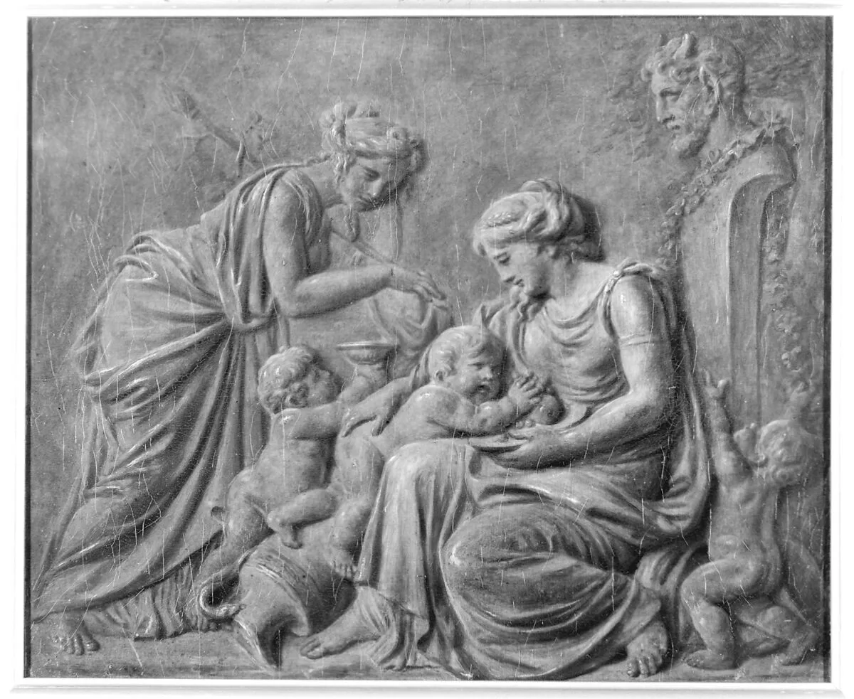 Mother and Children — Piat Joseph Sauvage