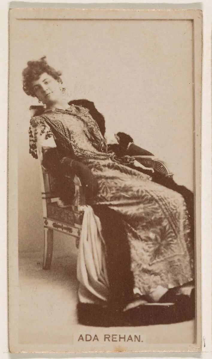 Ada Rehan, from the Actresses series (N245) issued by Kinney Brothers to promote Sweet Caporal Cigarettes — Kinney Brothers Tobacco Company