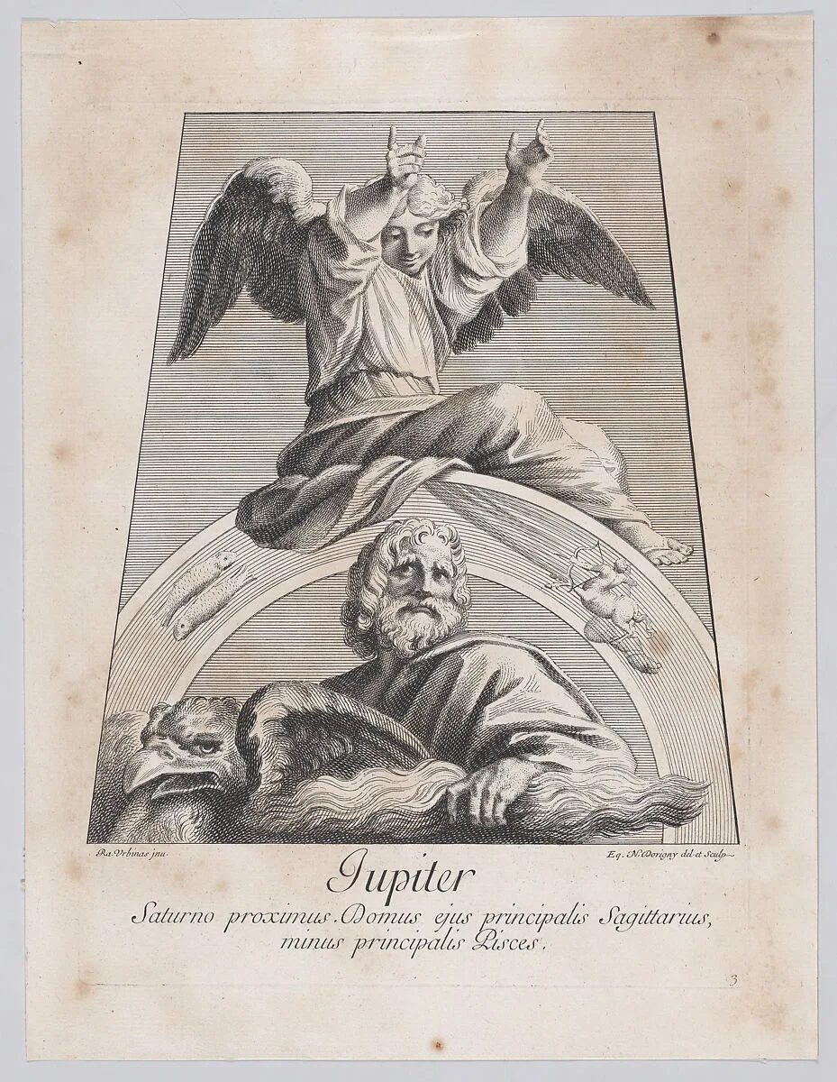 Jupiter — Sir Nicolas Dorigny|Raphael (Raffaello Sanzio or Santi)