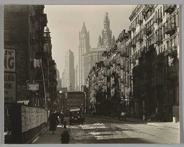 Henry Street from Market, Looking West, Manhattan — Berenice Abbott