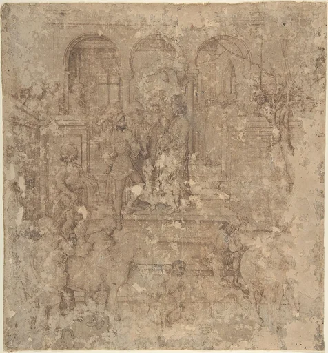 King Herod Receiving the Three Magi