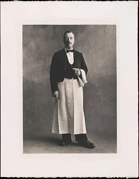 Le Garçon de Café, Paris — Irving Penn