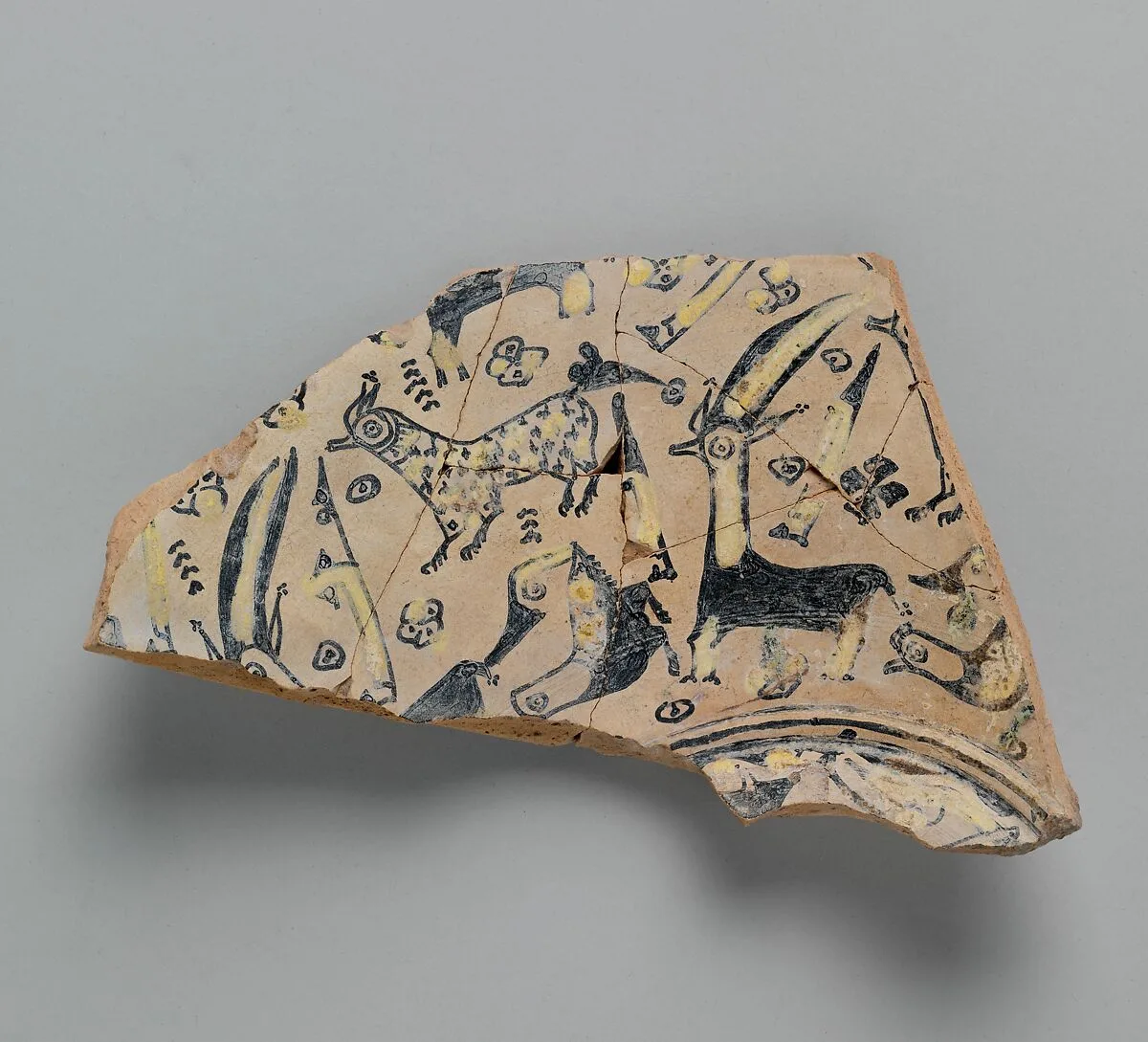 Buff Ware Fragment with Animal Decoration — Unknown