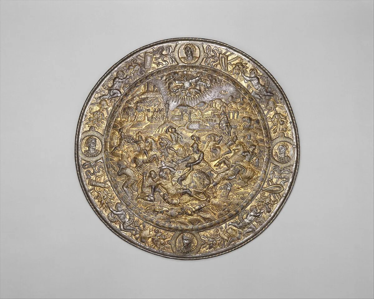 Parade Shield Depicting the Conversion of Saint Paul — Unknown