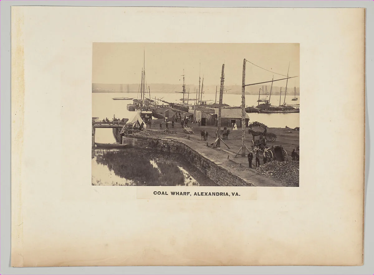 Coal Wharf, Alexandria, Virginia — Andrew Joseph Russell