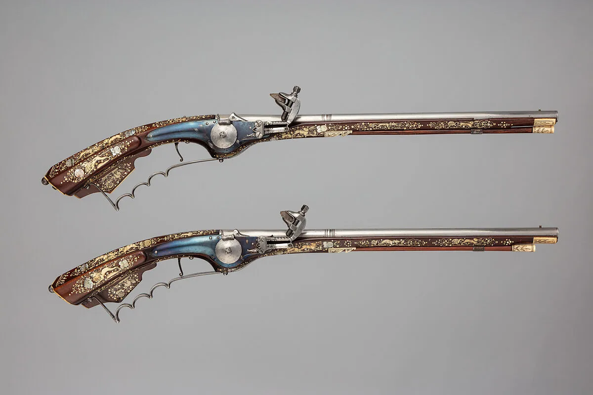 Pair of Wheellock Pistols or Carbines — Unknown