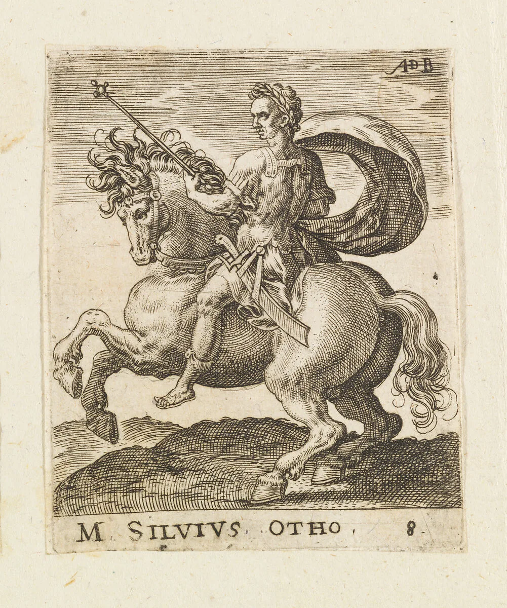 M. Silvius Otho, from "Twelve Caesars on Horseback" — Abraham de Bruyn