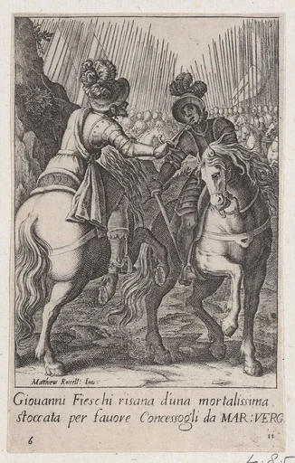 Giovanni Fieschi, from Scelta d'Alcuni Miracoli e Grazie della Santissima Nunziata di Firenze (Selection of Some Miracles and Graces that Occurred in the Church of the Annunziata in Florence)