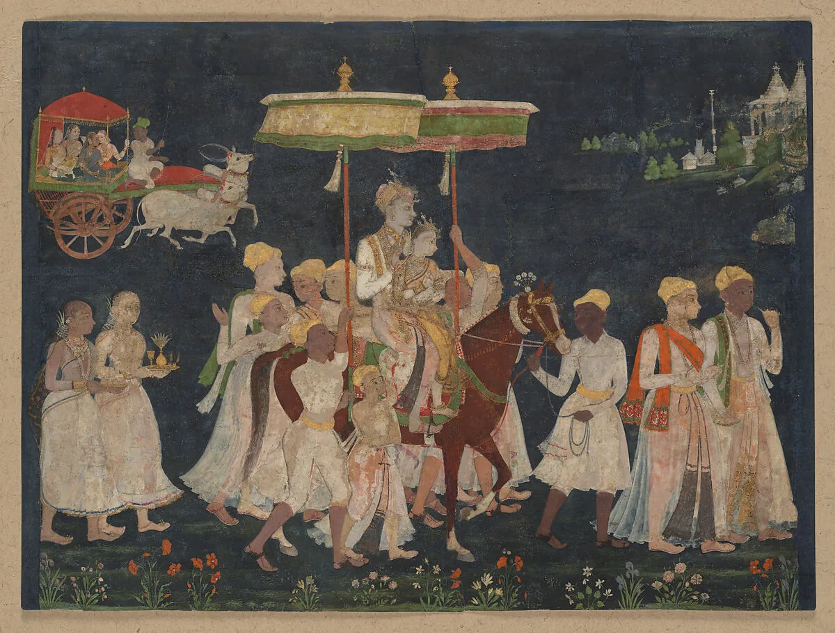 Wedding Procession of Sultan Muhammad Quli Qutb Shah — Unknown