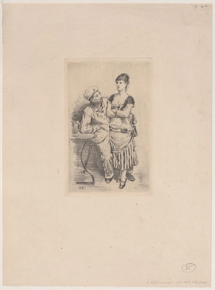 L'Assommoir, ou scène de brasserie — Marcellin Desboutin