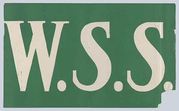 W.S.S. — Anonymous