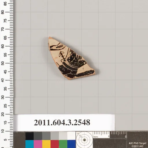 Terracotta fragment of a kylix (drinking cup)