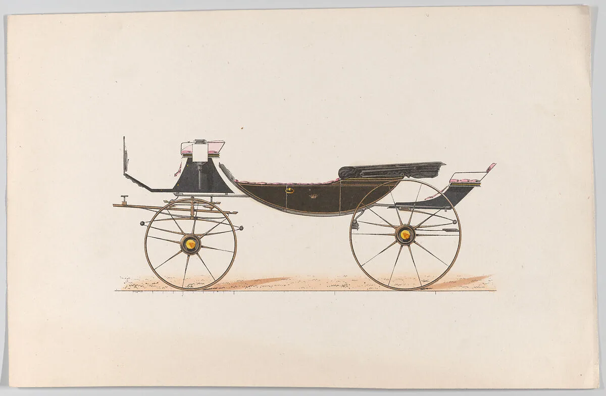 Design for Vis-à-vis "Sociable" (unnumbered) — Brewster & Co.