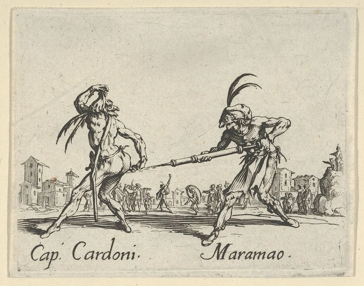Cap. Cardoni - Maramao, from the Balli di Sfessania — Jacques Callot