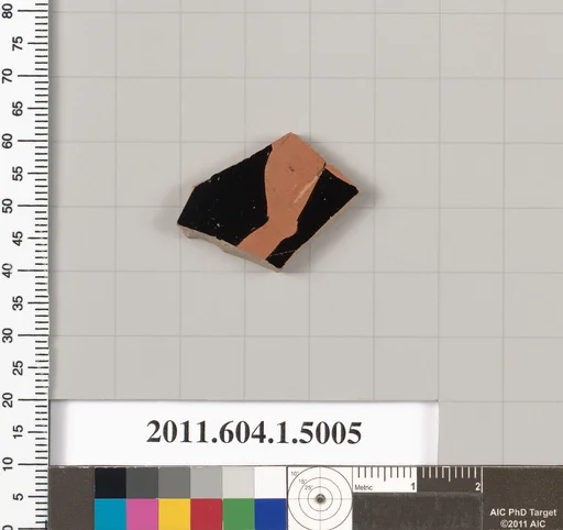 Terracotta fragment of a kylix (drinking cup)