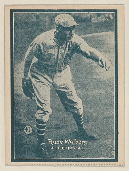 Rube Walberg, Athletics A.L. from the Baseball trade card series (W517) — Unknown