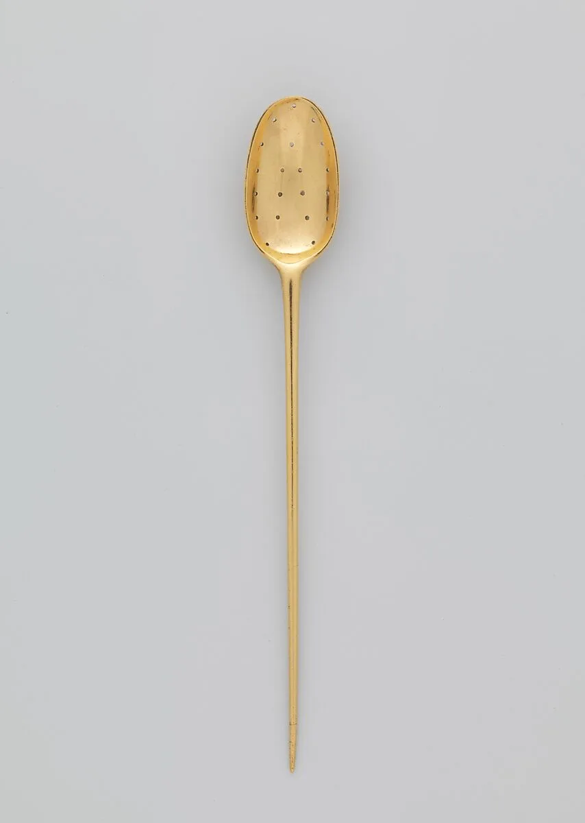 Strainer spoon (part of a set) — Francis Williamson