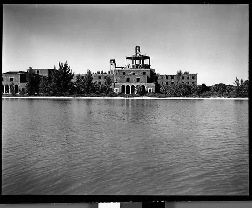 [Unfinished Italianate Revival Hotel on Coast, Florida]