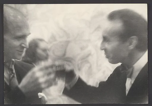 Anthony Tudor and George Balanchine Toasting at a Birthday Party for Balanchine