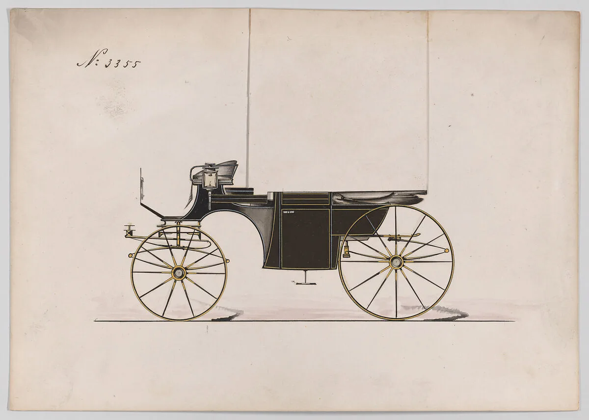 Design for Landaulet, no. 3355 — Brewster & Co.