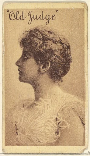Actress from the Old Judge series (N167) for Old Judge Cigarettes