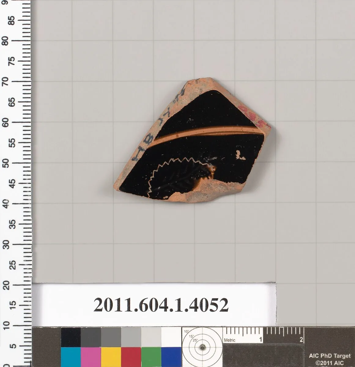 Terracotta fragment of a kylix (drinking cup) — Unknown