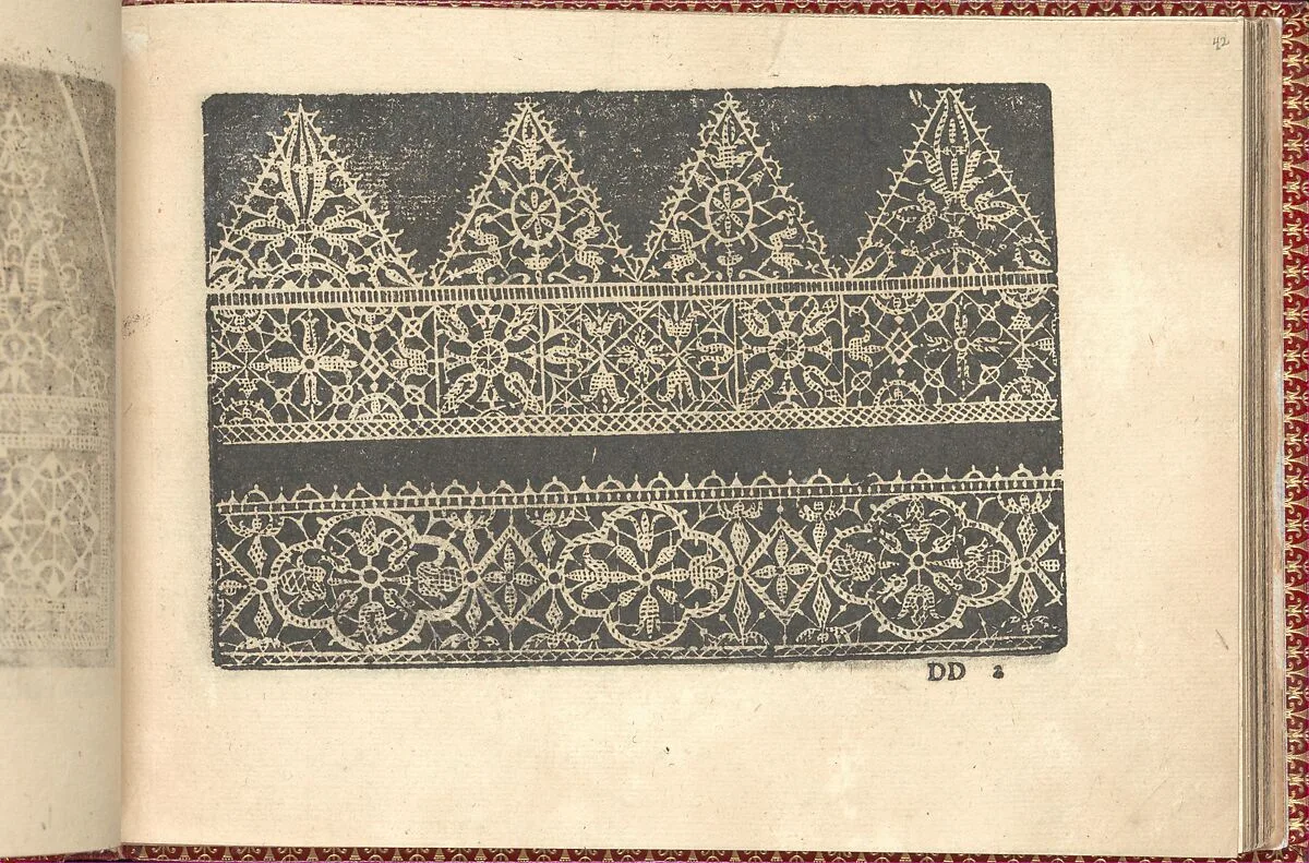 Corona delle Nobili et Virtuose Donne: Libro I-IV, page 42 (recto) — Cesare Vecellio