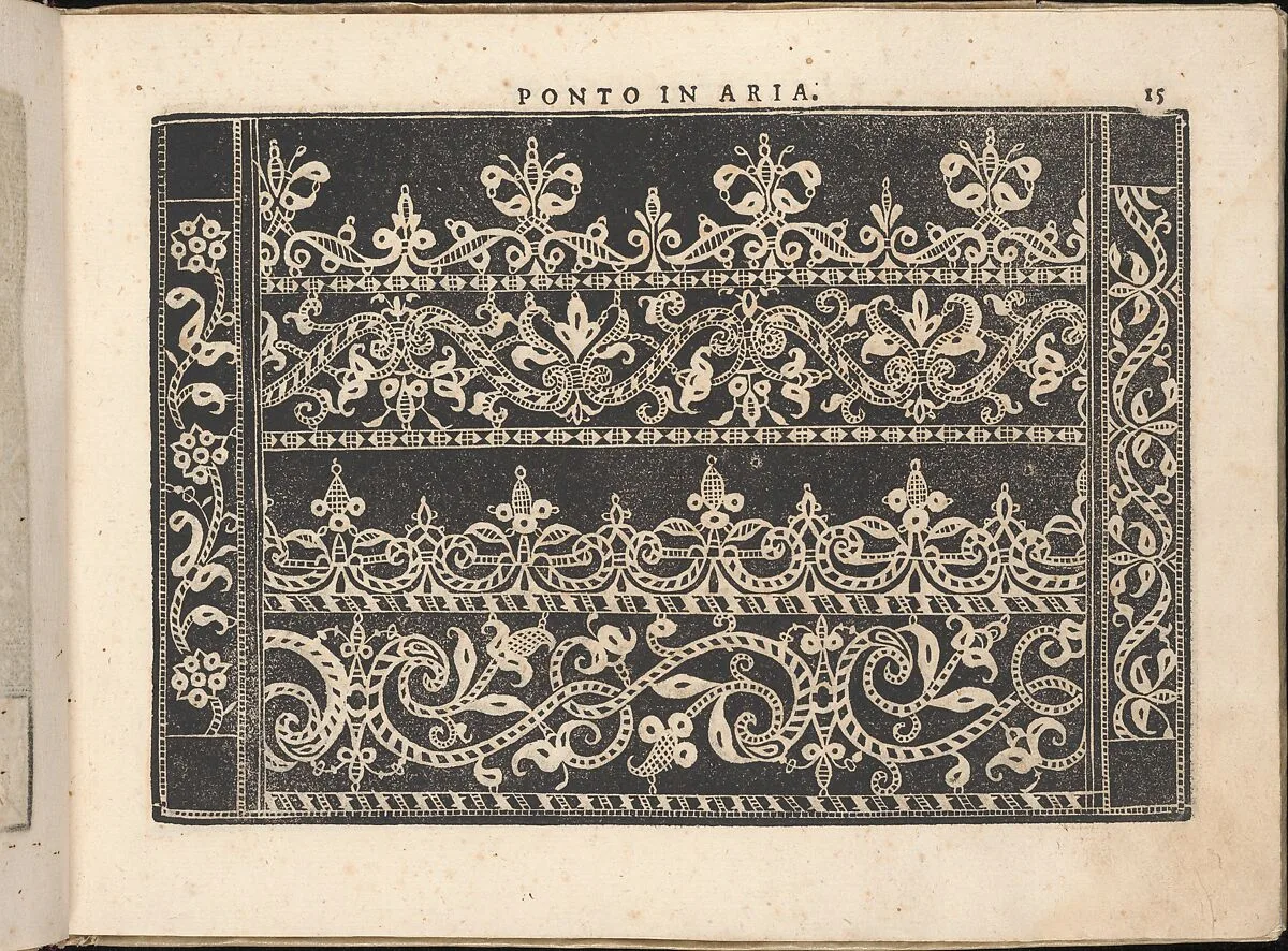 Fiore D'Ogni Virtu Per le Nobili Et Honeste Matrone, page 15 (recto) — Isabella Catanea Parasole|Antonio Fachetti